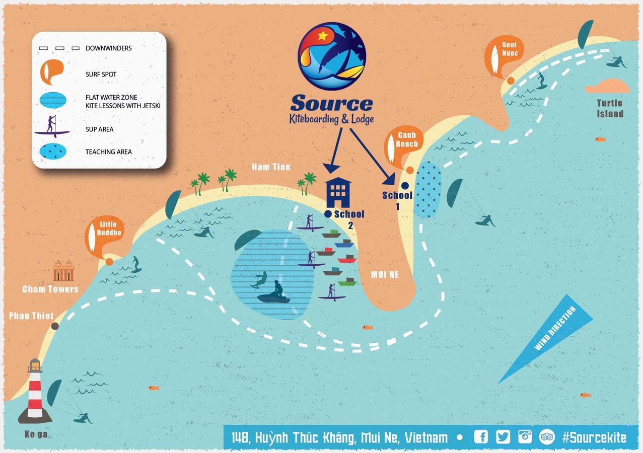 بهان ثيت Source Kiteboarding/Lodge المظهر الخارجي الصورة